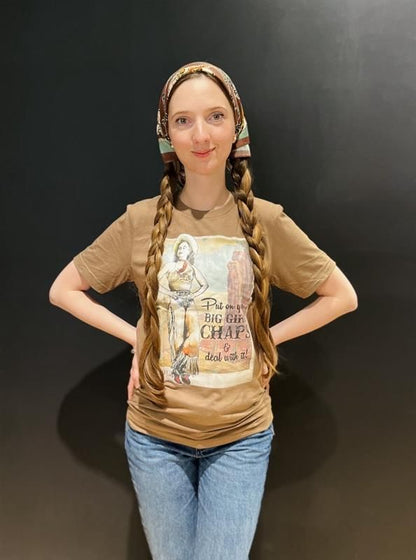 XOXOart & Co Big Girl Chaps Tee