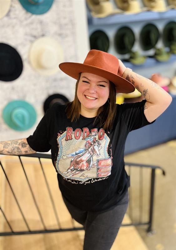 XOXOart & Co Rodeo Event Barrel Racer Tee