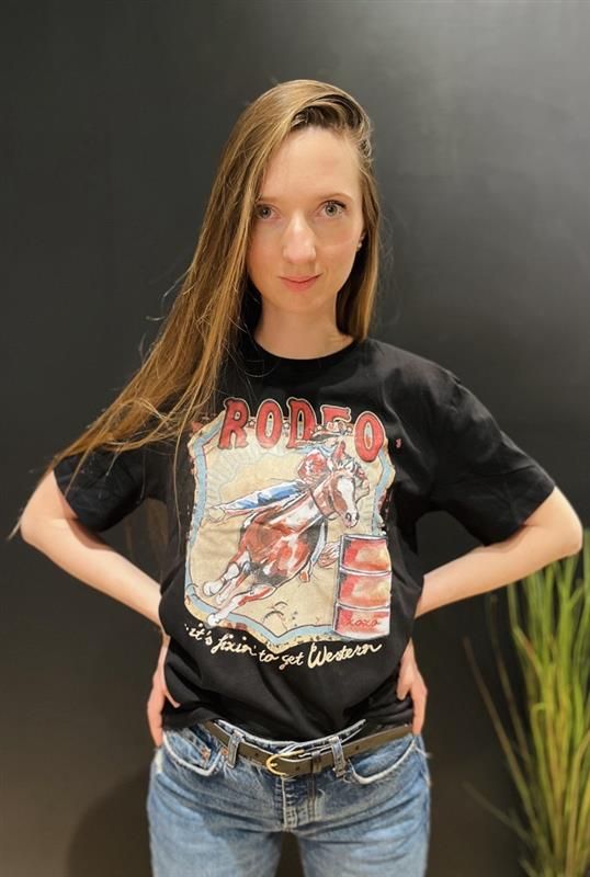 XOXOart & Co Rodeo Event Barrel Racer Tee