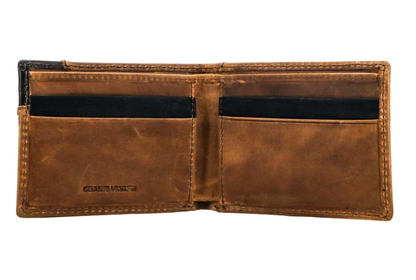 HOOEY Shiloh Diamond Patchwork Bi-Fold Wallet With 1872 Concho