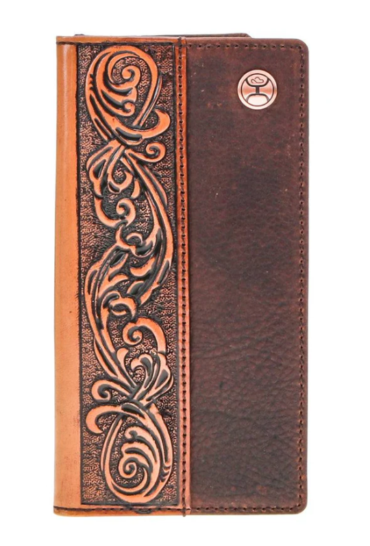 HOOEY Grayson Distressed Leather Rodeo Wallet