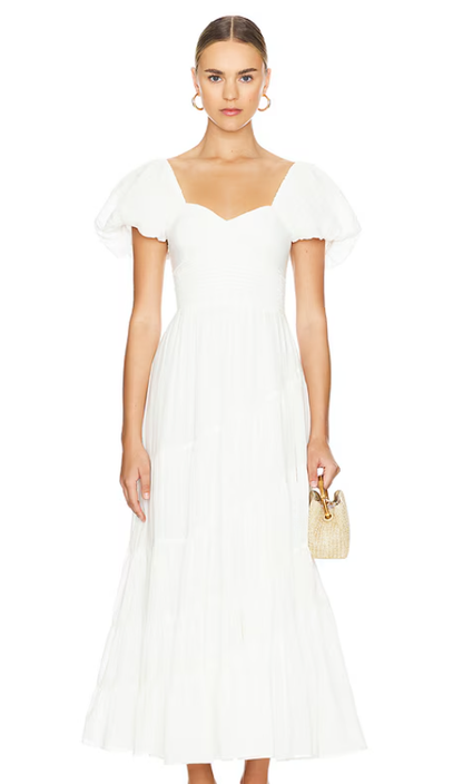 FREE PEOPLE Short Sleeve Sundrenched Maxi