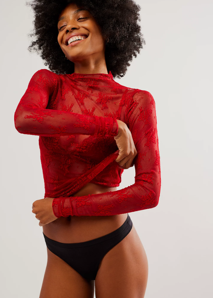 FREE PEOPLE Lady Lux Layering Top