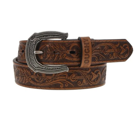 HOOEY Roughy Arrow Filigree Embossed Belt