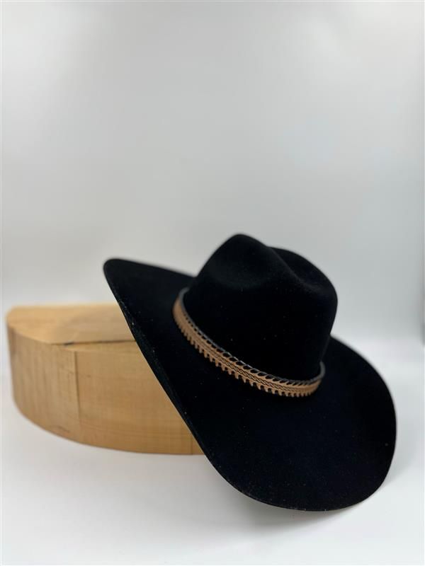 ABCO Leather Whipstitch Hatband