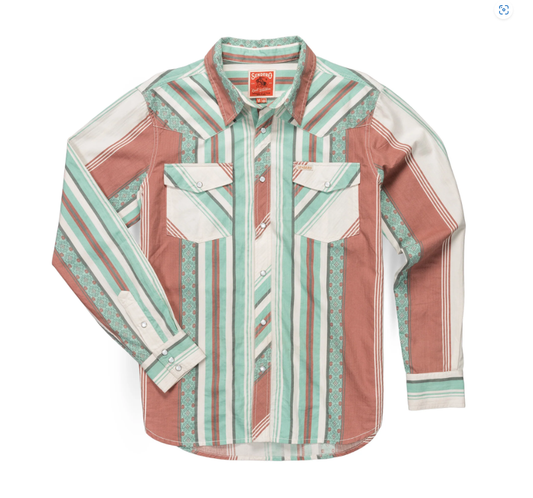 SENDERO Serape Pearl Snap Shirt