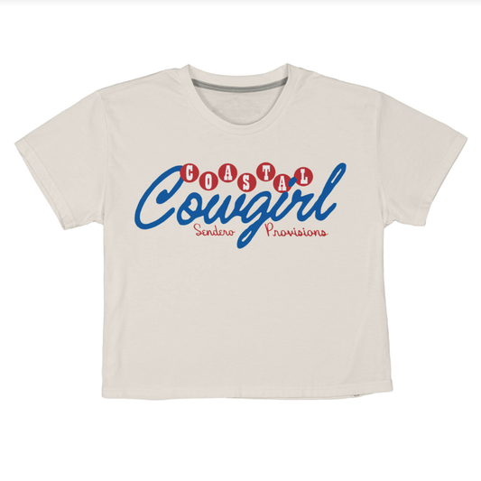 SENDERO Coastal Cowgirl Crop Tee