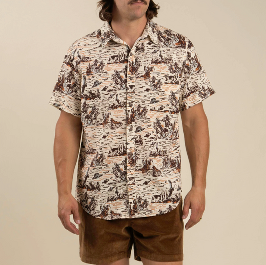 SENDERO City Slicker Button Up Short Sleeve Shirt