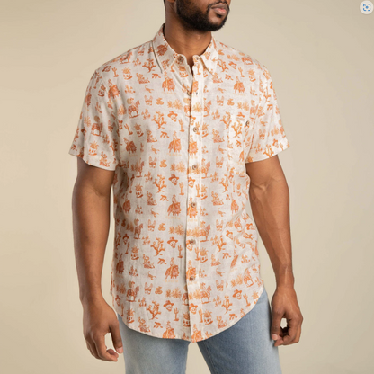 SENDERO City Slicker Button Up Short Sleeve Shirt