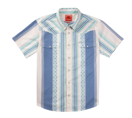 SENDERO Serape Pearl Snap Short Sleeve Shirt
