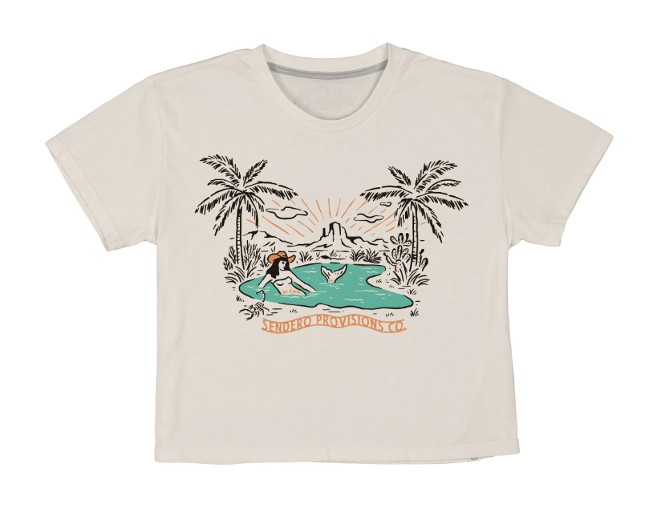 SENDERO Mirage Crop Tee