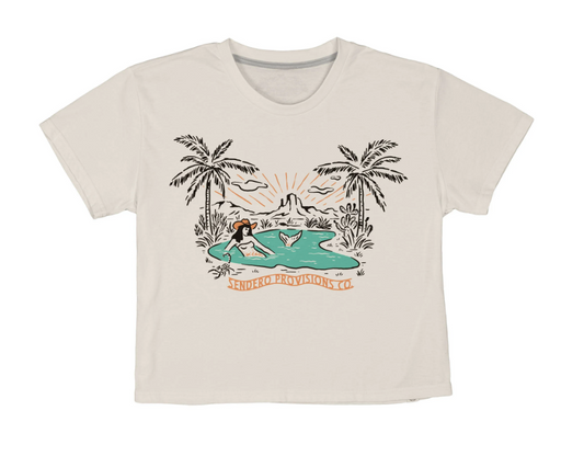 SENDERO Mirage Crop Tee