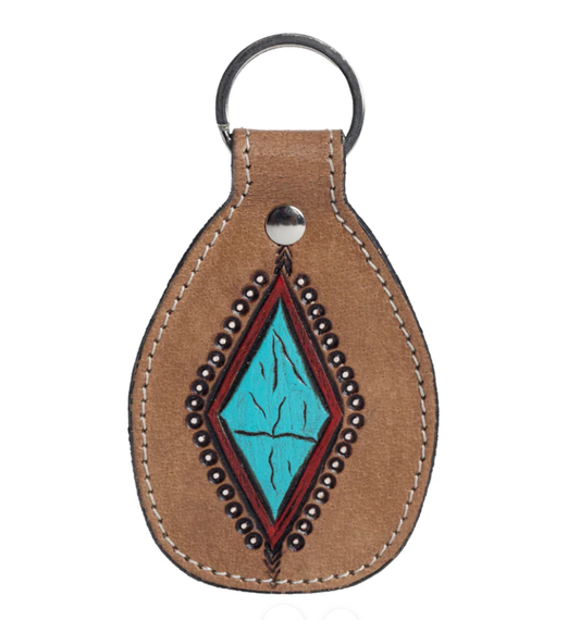 ABCO Sky Diamond Leather Key Fob