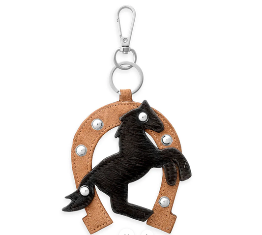 ABCO Lucky Pony Horseshoe Key Fob