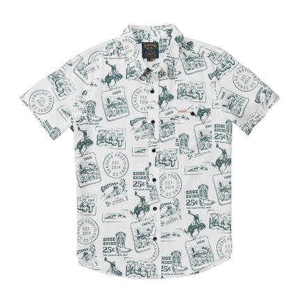SENDERO City Slicker Button Up Short Sleeve Shirt