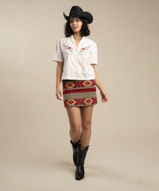 SENDERO Prairie Rose Lace Blouse