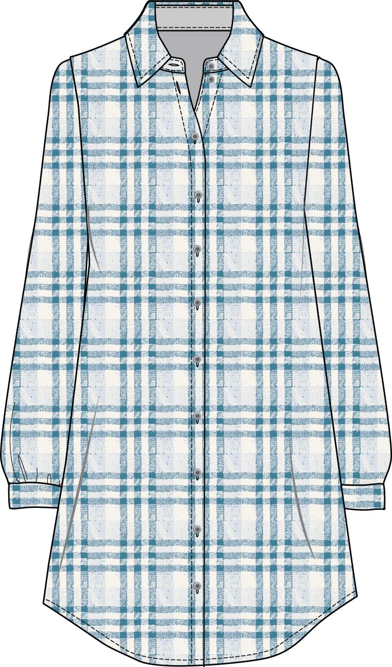FLAG & ANTHEM Lynden Knit Flannel Dress