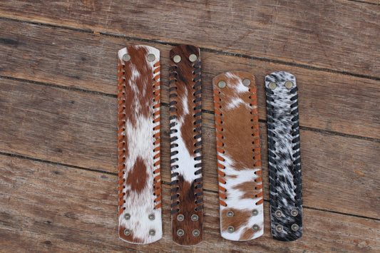 ABCO Bracelet Stylized with Laces and Rivets