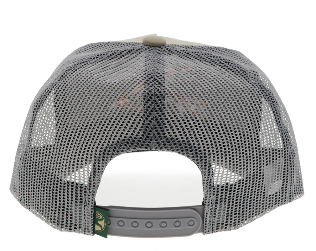 HOOEY Habitat Gray 5 Panel Trucker Hat