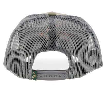 HOOEY Habitat Gray 5 Panel Trucker Hat