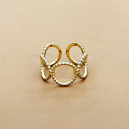 ABCO Luxe Open Circles Ring