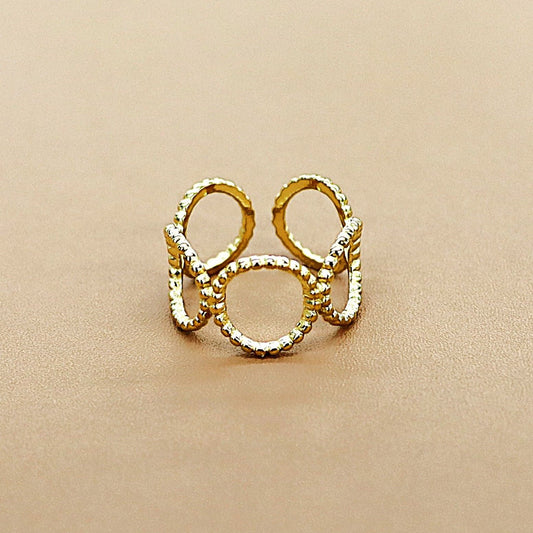 ABCO Luxe Open Circles Ring