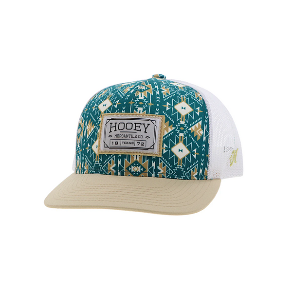 HOOEY Doc Teal 5 Panel Trucker Hat
