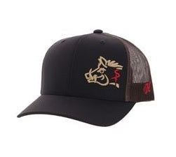 Hooey Sniper Pig 6- Panel Trucker With Logo Hat