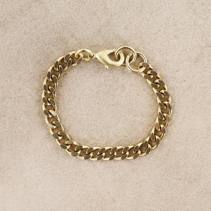 RACHEL NATHAN Thick Curb 2.3 Bracelet