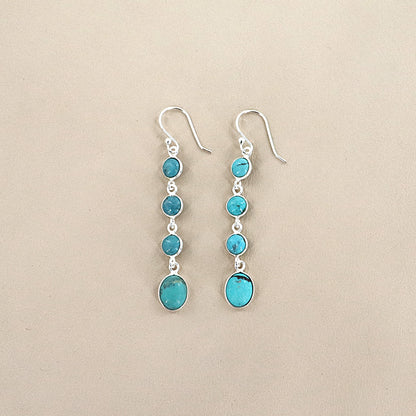 PAIGE WALLACE Turquoise 4 Dangle Earrings