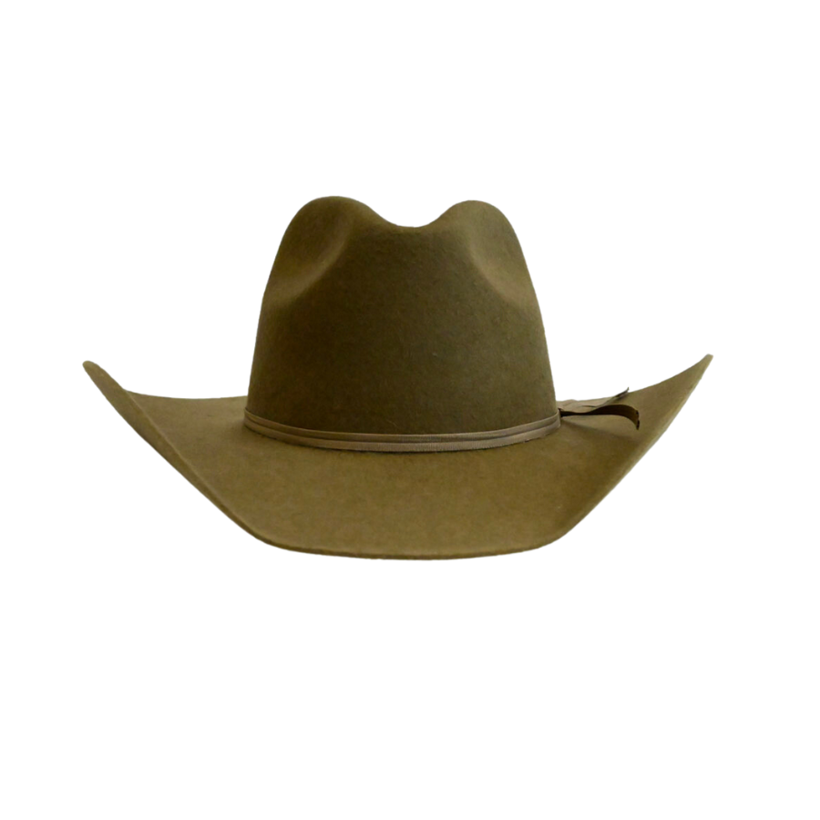 
                  
                    Front of 4x California Cattleman Hat - chocolate 
                  
                