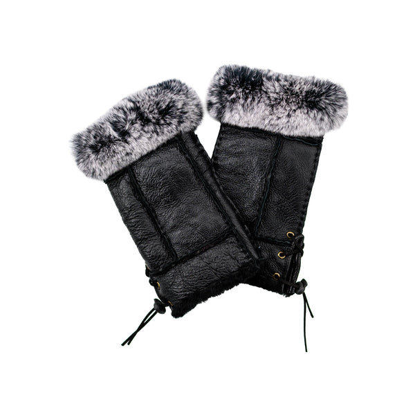 MORRIS KAYE & SONS Shearling/Rabbit Gloves
