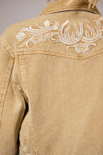BLUE B Washed Cotton Jacket