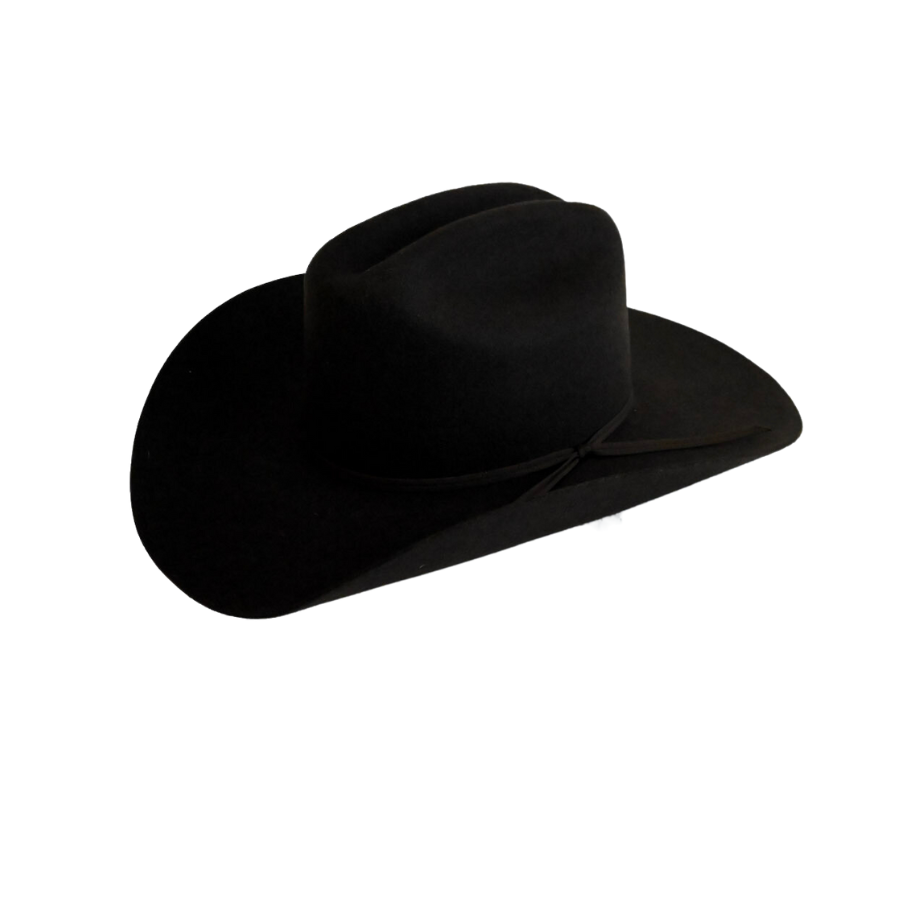 Black western Cattleman Hat