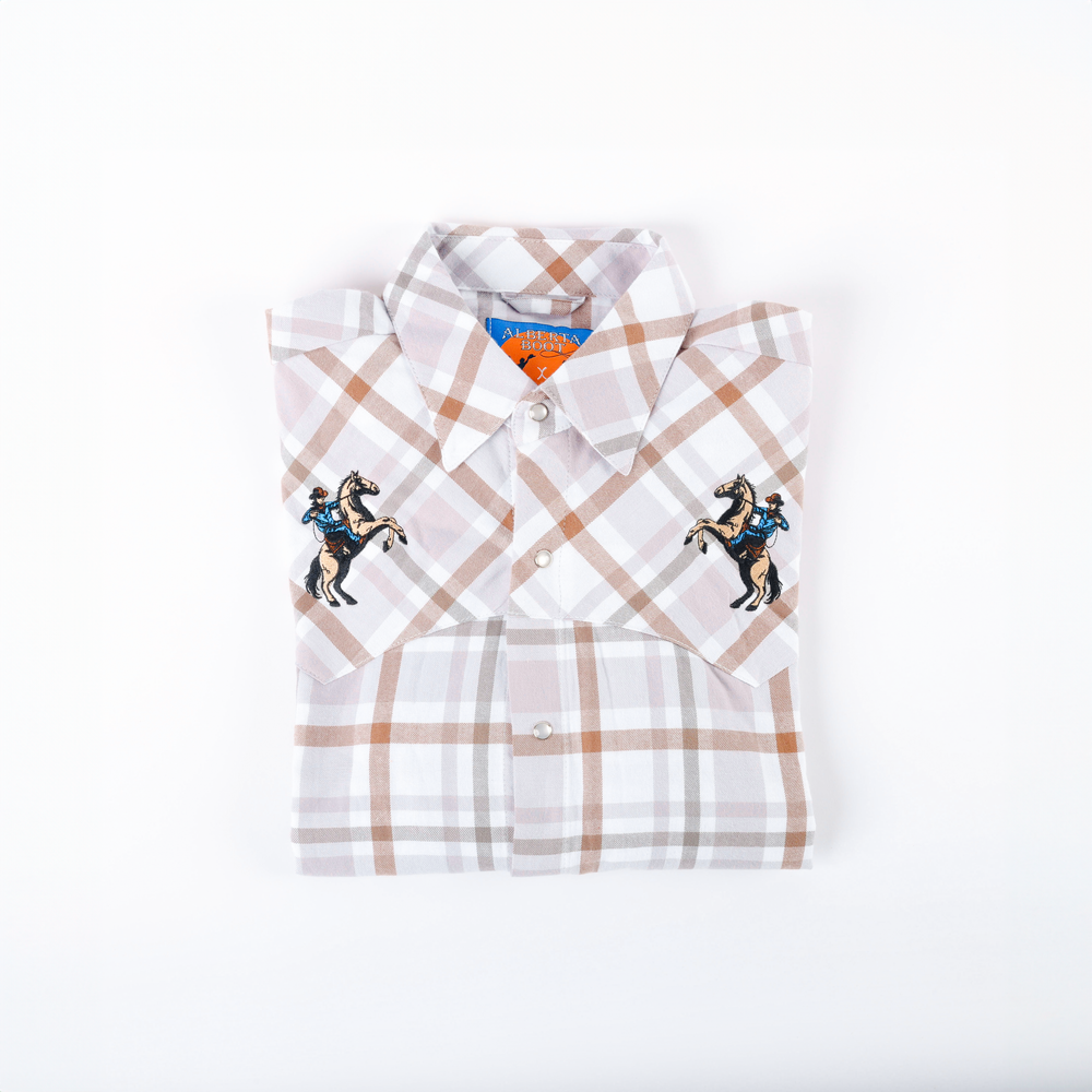 Men's Western Bustle Plaid Shirts