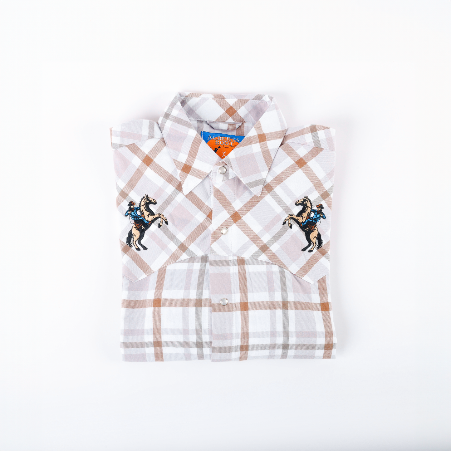 Men's Western Bustle Plaid Shirts