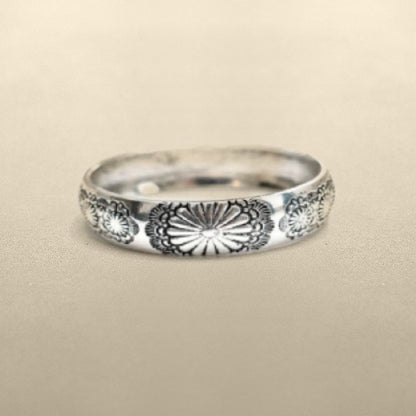 ABCO Stamped Burst Bangle
