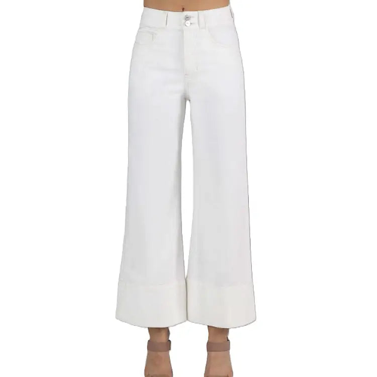 CEROS Super High Rise Wide Crop Jean