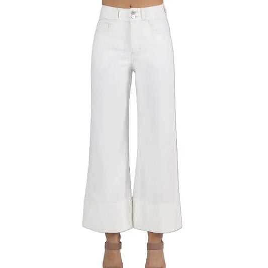 CEROS Super High Rise Wide Crop Jean