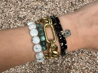 RACHEL NATHAN Race Track Bracelet