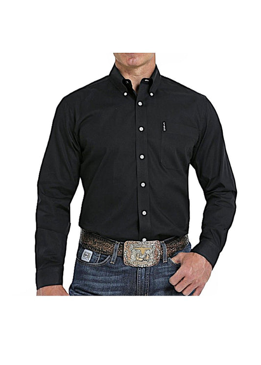 CINCH Long Sleeve Solid Modern Shirt