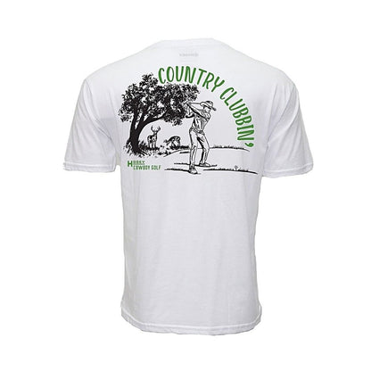 HOOEY Country Clubbin' Crew Neck Tee