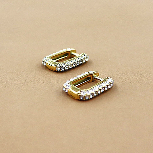ABCO Luxe Small Squared Hoop Earrings