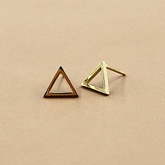 ABCO Open Triangle Stud Earrings