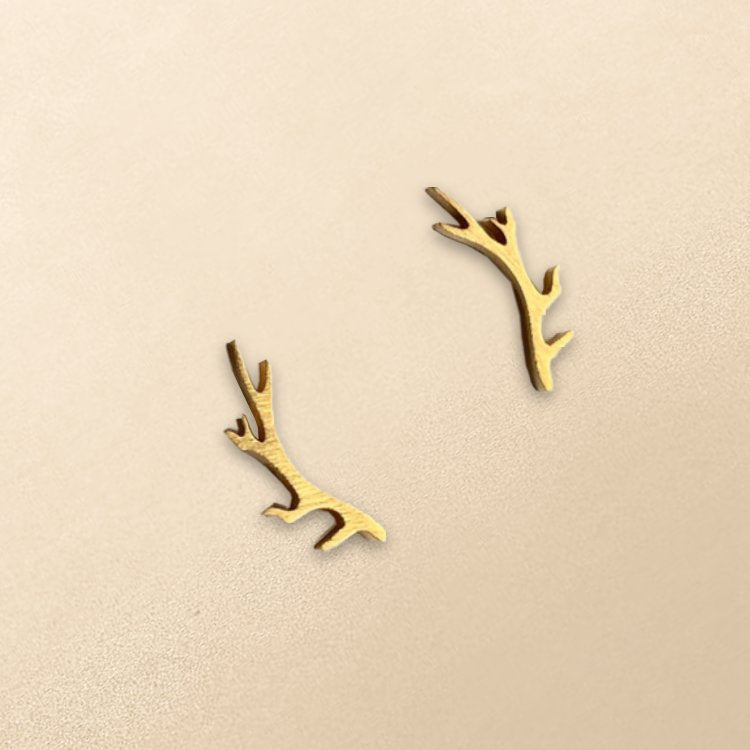 ABCO Antler Stud Earrings