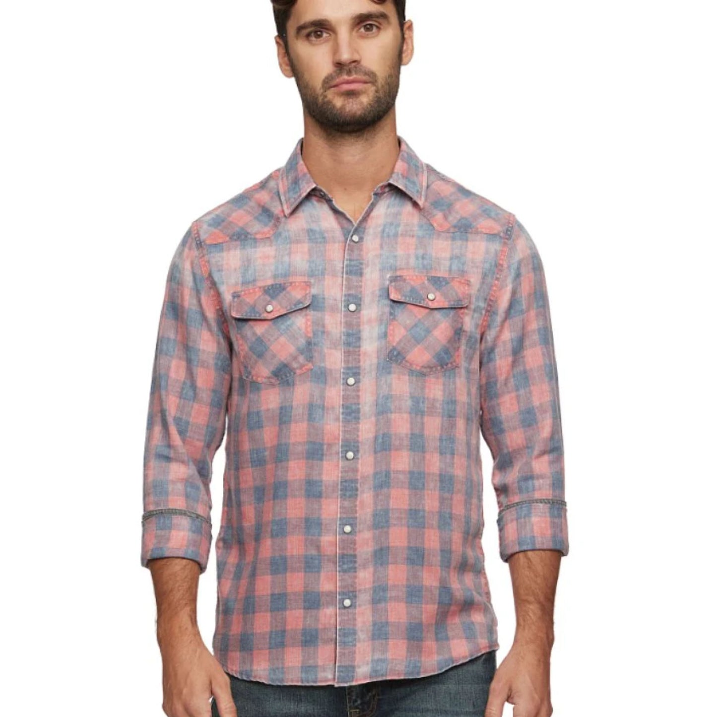 FLAG & ANTHEM Cabot LS Vintage Soft Western Shirt