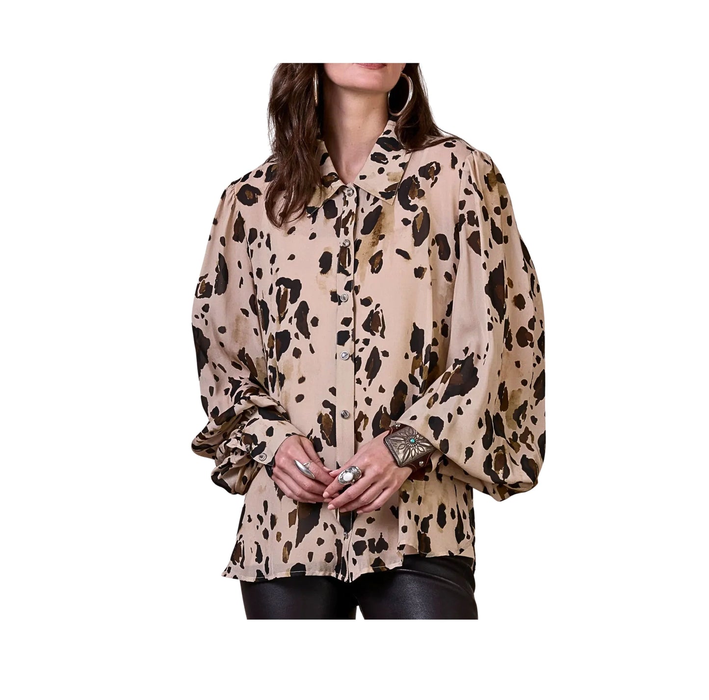 Double D Ranch Chrome Blouse