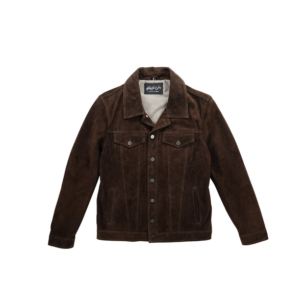 MORRIS KAYE & SONS Suede Denim Jacket