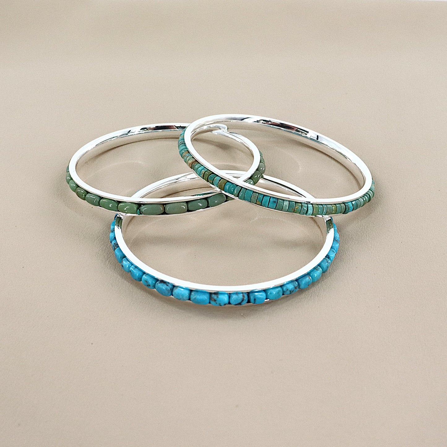 PAIGE WALLACE Turquoise Stainless Steel Bracelet