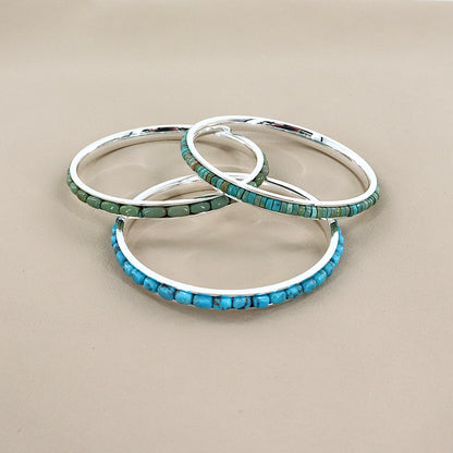 PAIGE WALLACE Turquoise Stainless Steel Bracelet
